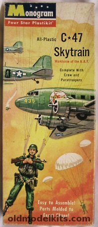 Monogram 1/90 C-47 Skytrain with Paratroopers, P11-98 plastic model kit